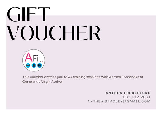 4x Training Sessions Gift Voucher